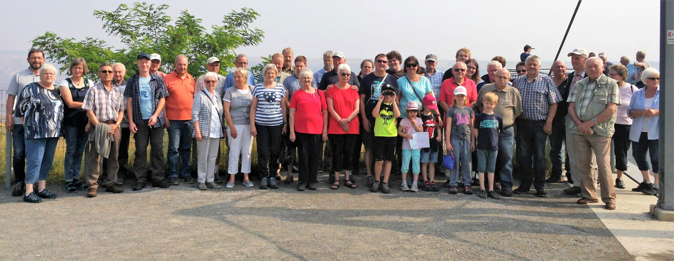 Gruppenfoto Vereinsfahrt 2018