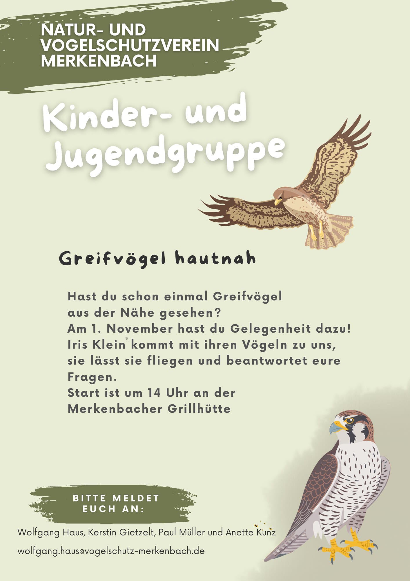 Termine Kinder- und Jugendgruppe