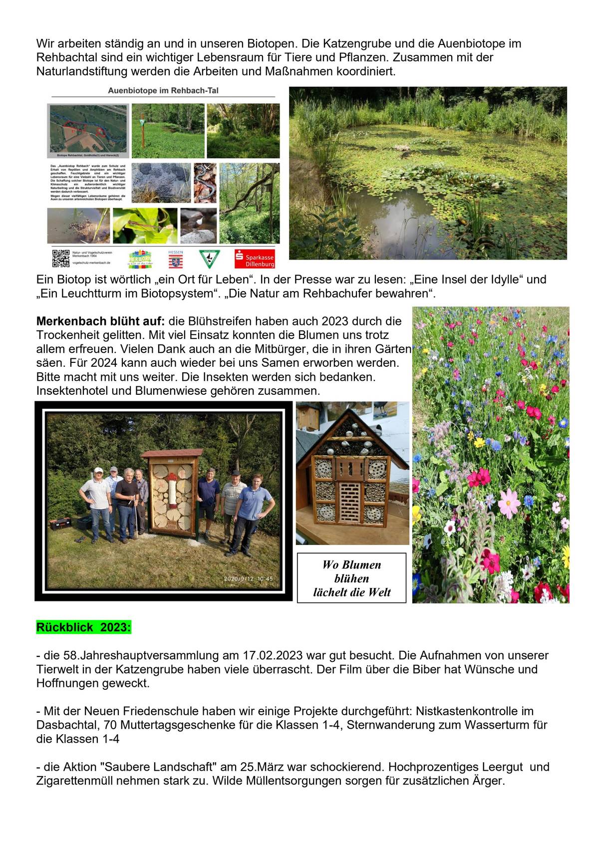 Newsletter Vogelschutzverein Merkenbach 2024 - Seite 2
